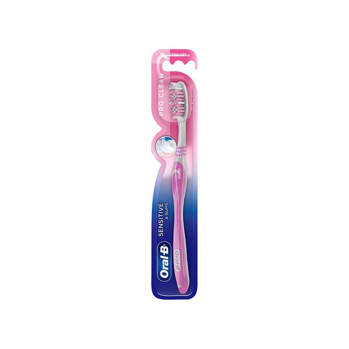 Oral-B Pro Clean Sensitive & Gums Toothbrush Extra Soft, Colour may Vary