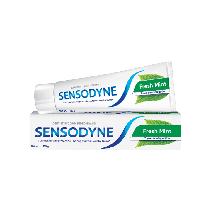 Sensodyne Fresh Mint Sensitive Toothpaste for Fresh Breath