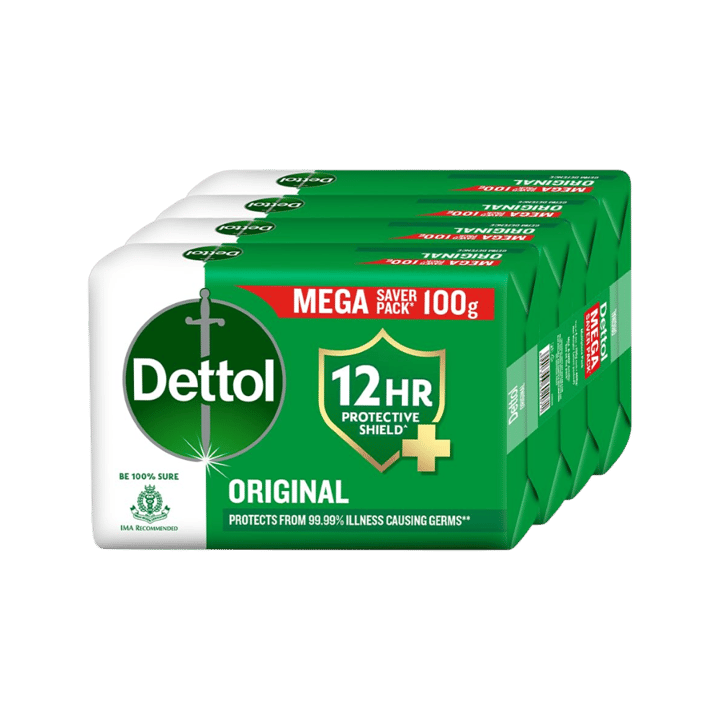 Dettol Original Bathing Bar Soap with 12 Hr Protective Shield
